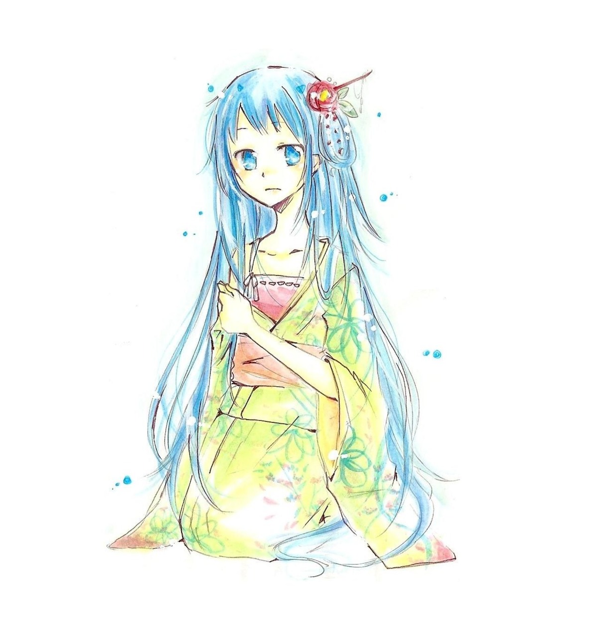 bluebell, katekyo_hitman_reborn!, kimono, tagme, undressing