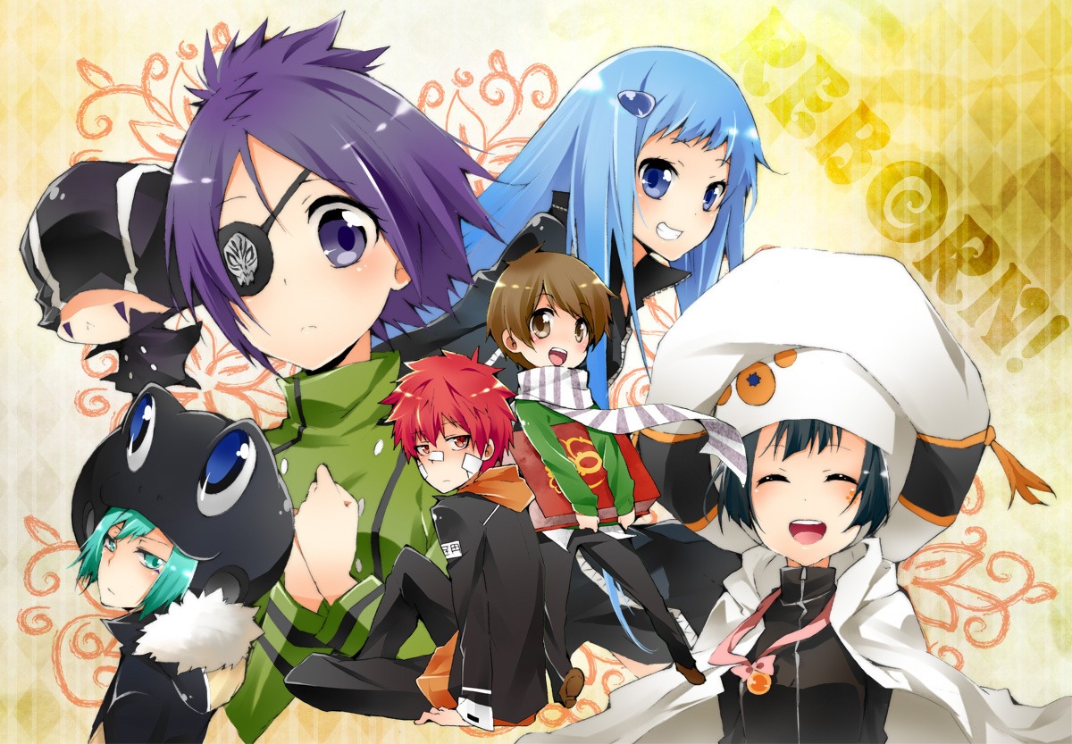 bluebell, chrome_dokuro, danemaru, eyepatch, fran_(reborn), katekyo_hitman_reborn!, kozato_enma, sasagawa_kyoko