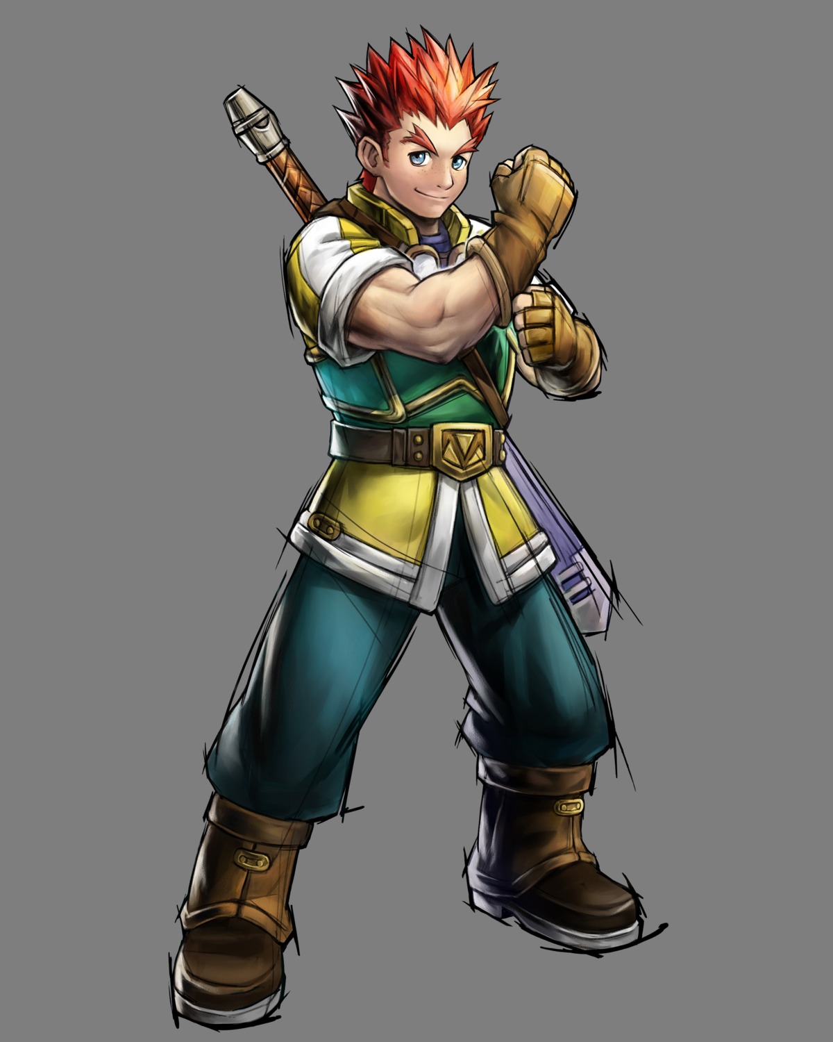 golden_sun, male, transparent_png, tyrell