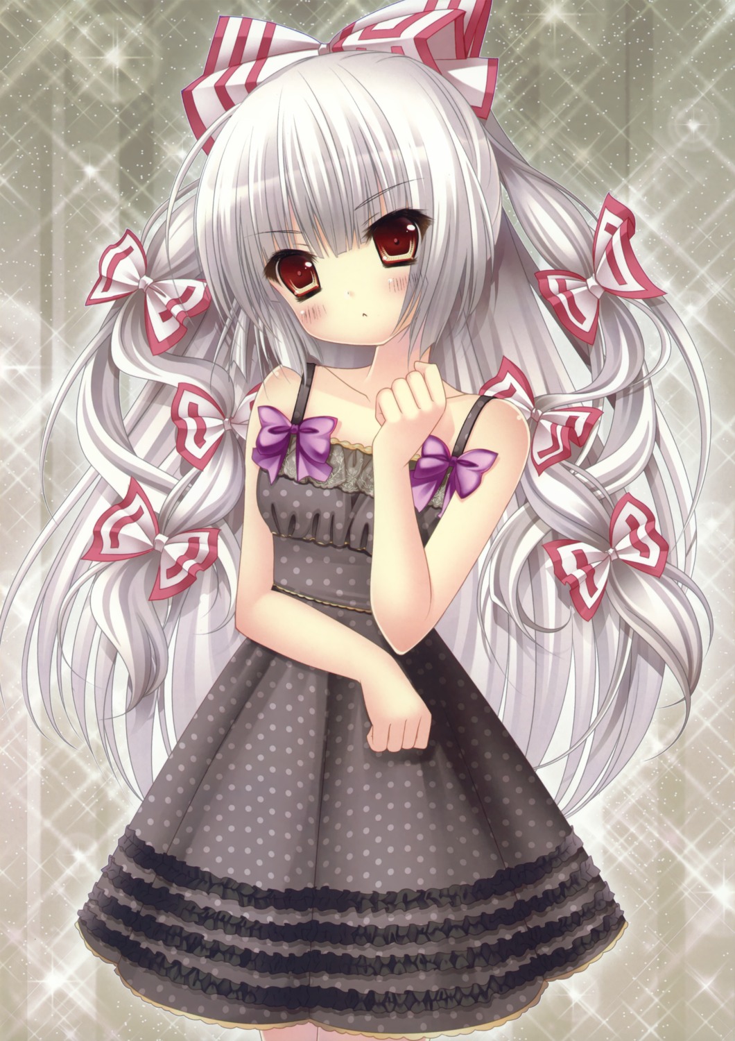 dress, fujiwara_no_mokou, kino, kinokonomi, kokoa_(artist), touhou