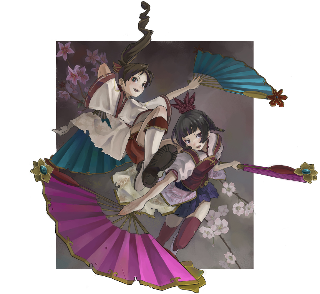 da_qiao, dynasty_warriors, hagane_doriru, thighhighs, xiao_qiao