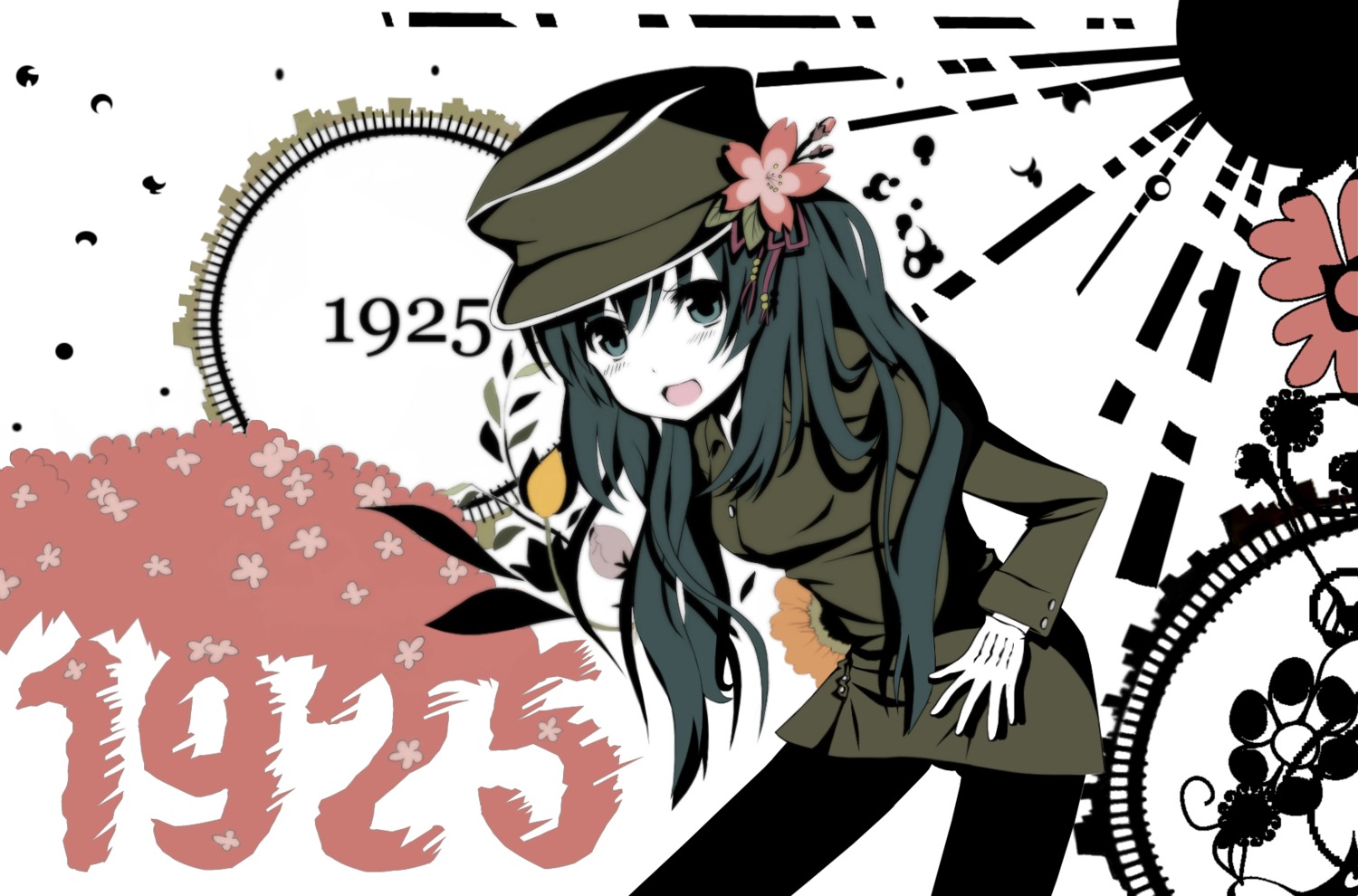 1925_(vocaloid), hatsune_miku, nekoame, uniform, vocaloid