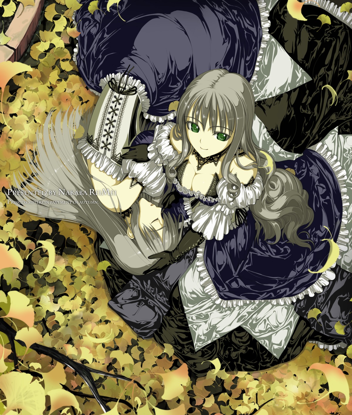cleavage, dress, nakaba_reimei
