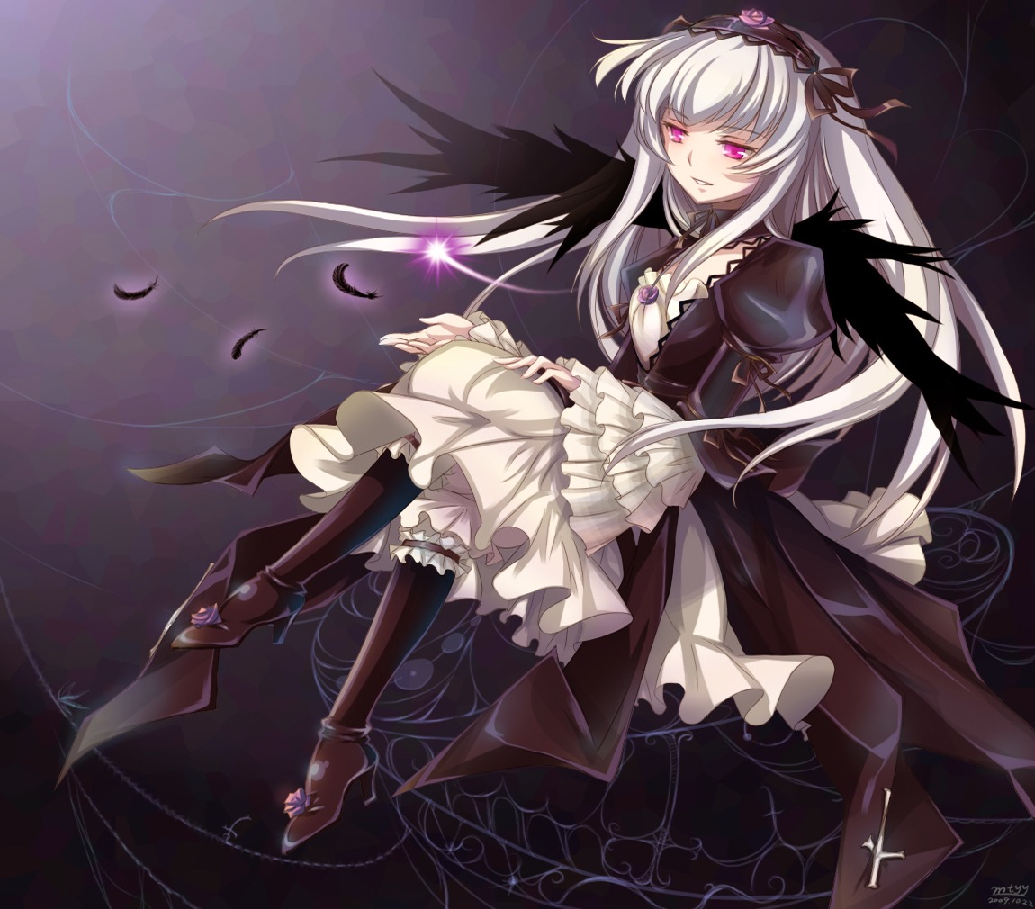 lolita_fashion, mtyy, rozen_maiden, suigintou, wings