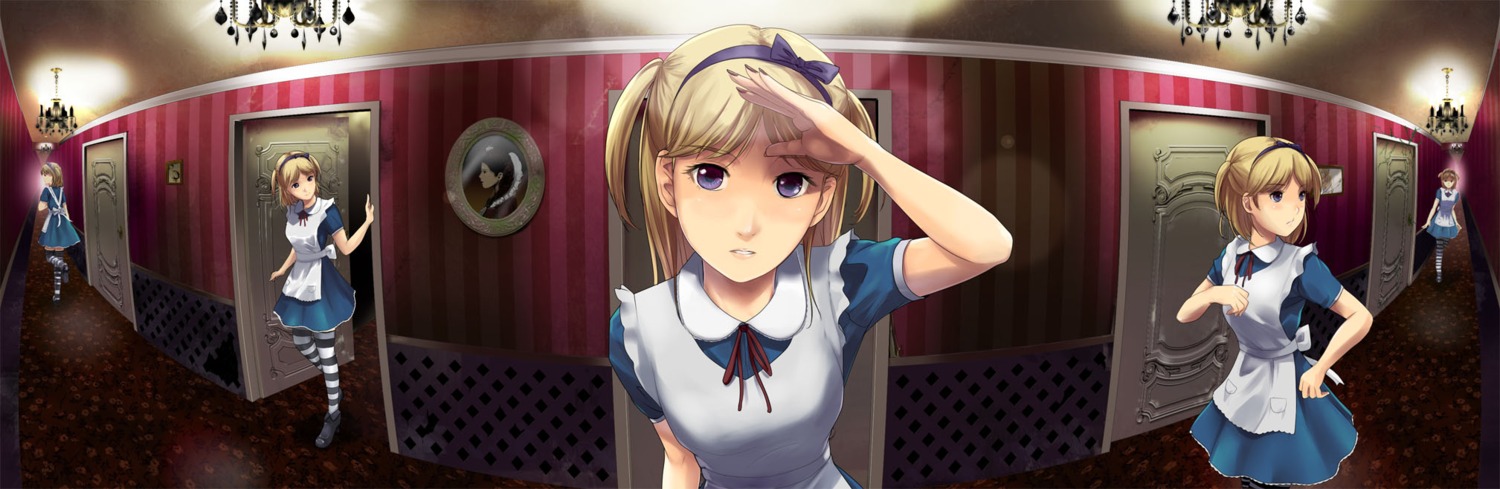 alice, alice_in_wonderland, munakata, thighhighs