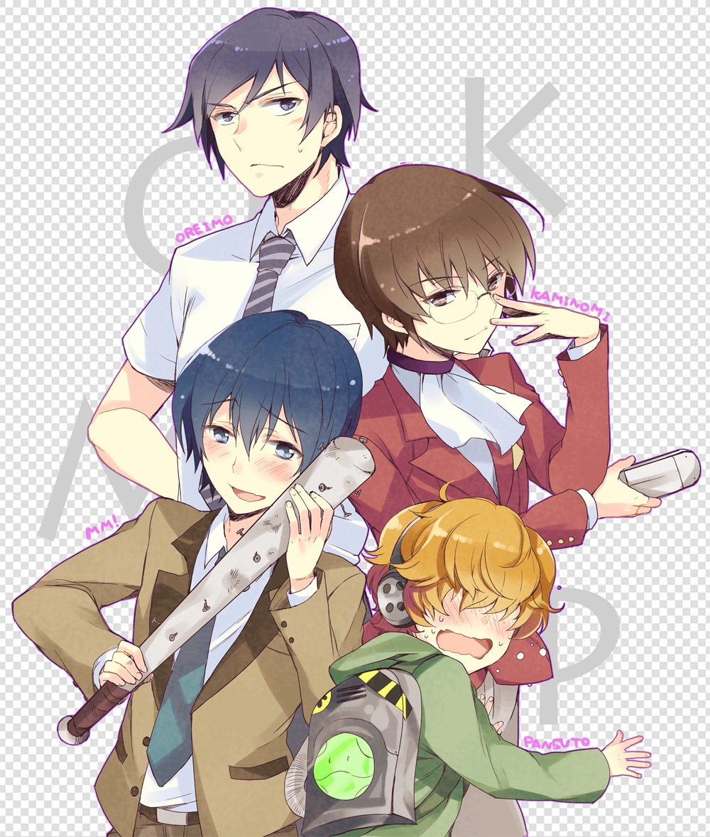 brief, crossover, kami_nomi_zo_shiru_sekai, katsuragi_keima, kousaka_kyousuke, male, mm!, nakayama_miyuki