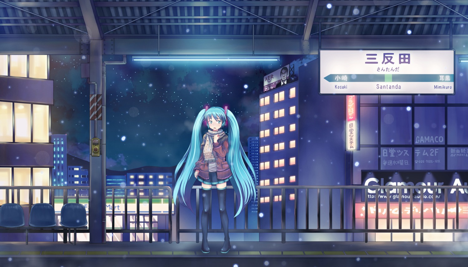 hajimete_no_koi_ga_owaru_toki_(vocaloid), hatsune_miku, remuko, thighhighs, vocaloid