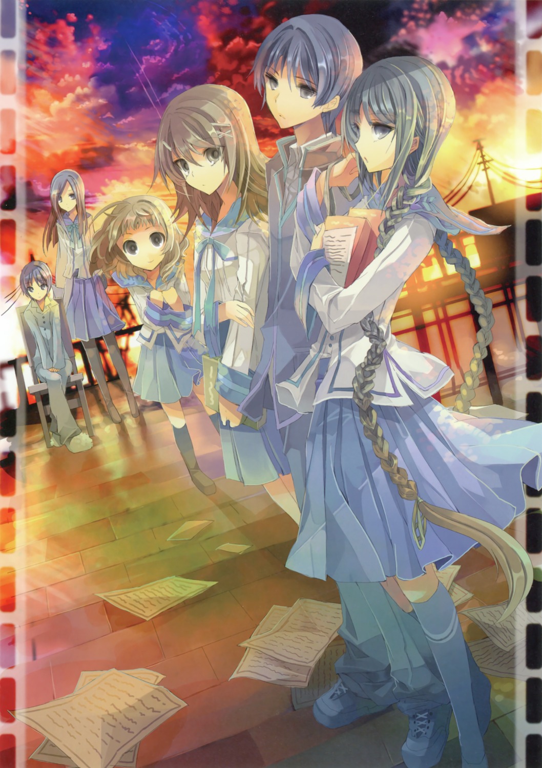 amano_tooko, bungaku_shoujo, fruit_punch, inoue_konoha, kotobuki_nanase, seifuku, takeda_chia