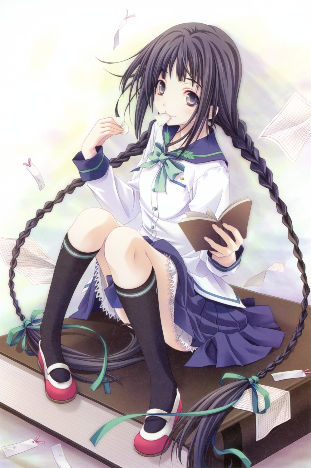 amano_tooko, bungaku_shoujo, miyama-zero, seifuku