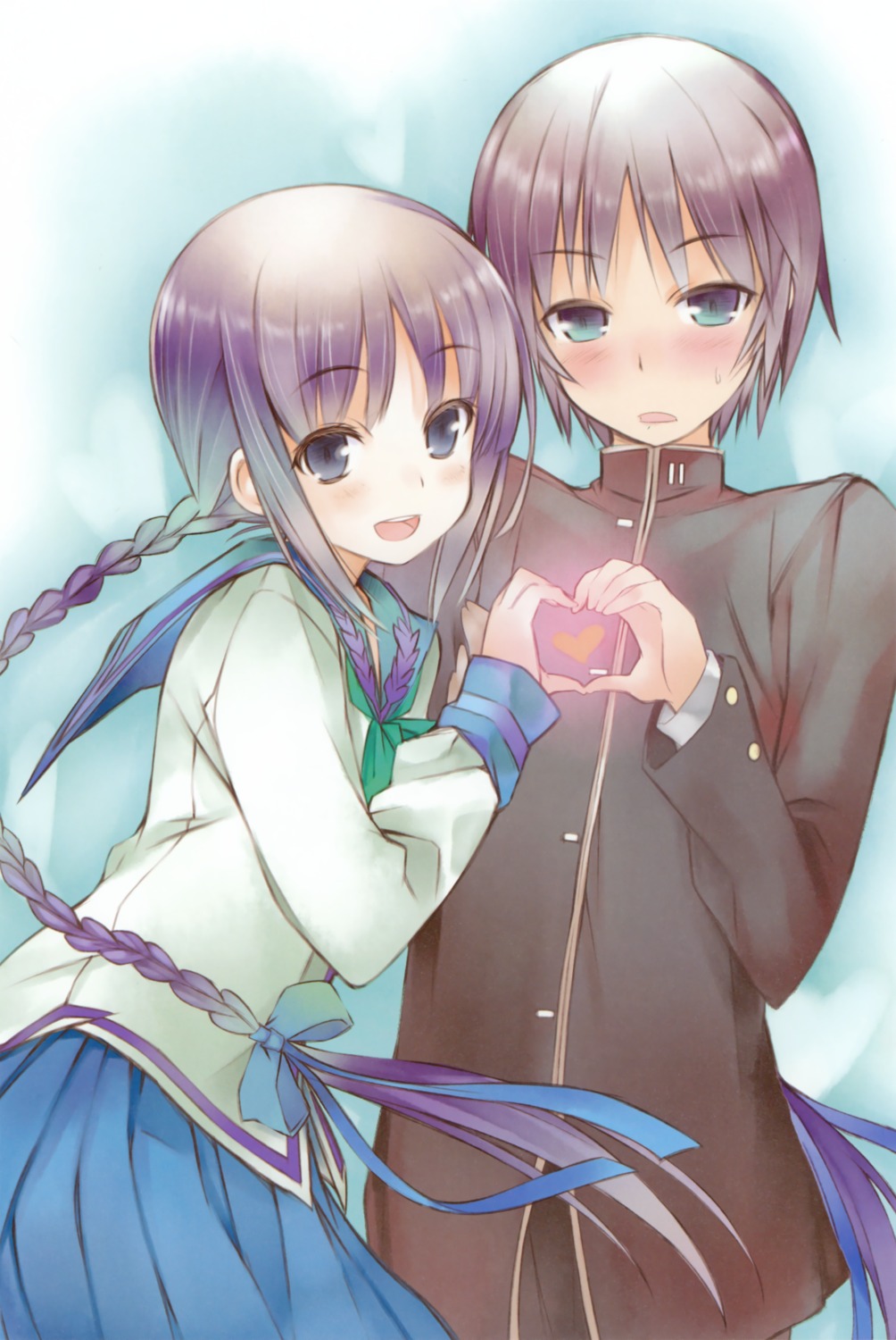 amano_tooko, bungaku_shoujo, inoue_konoha, seifuku, yamamoto_keiji