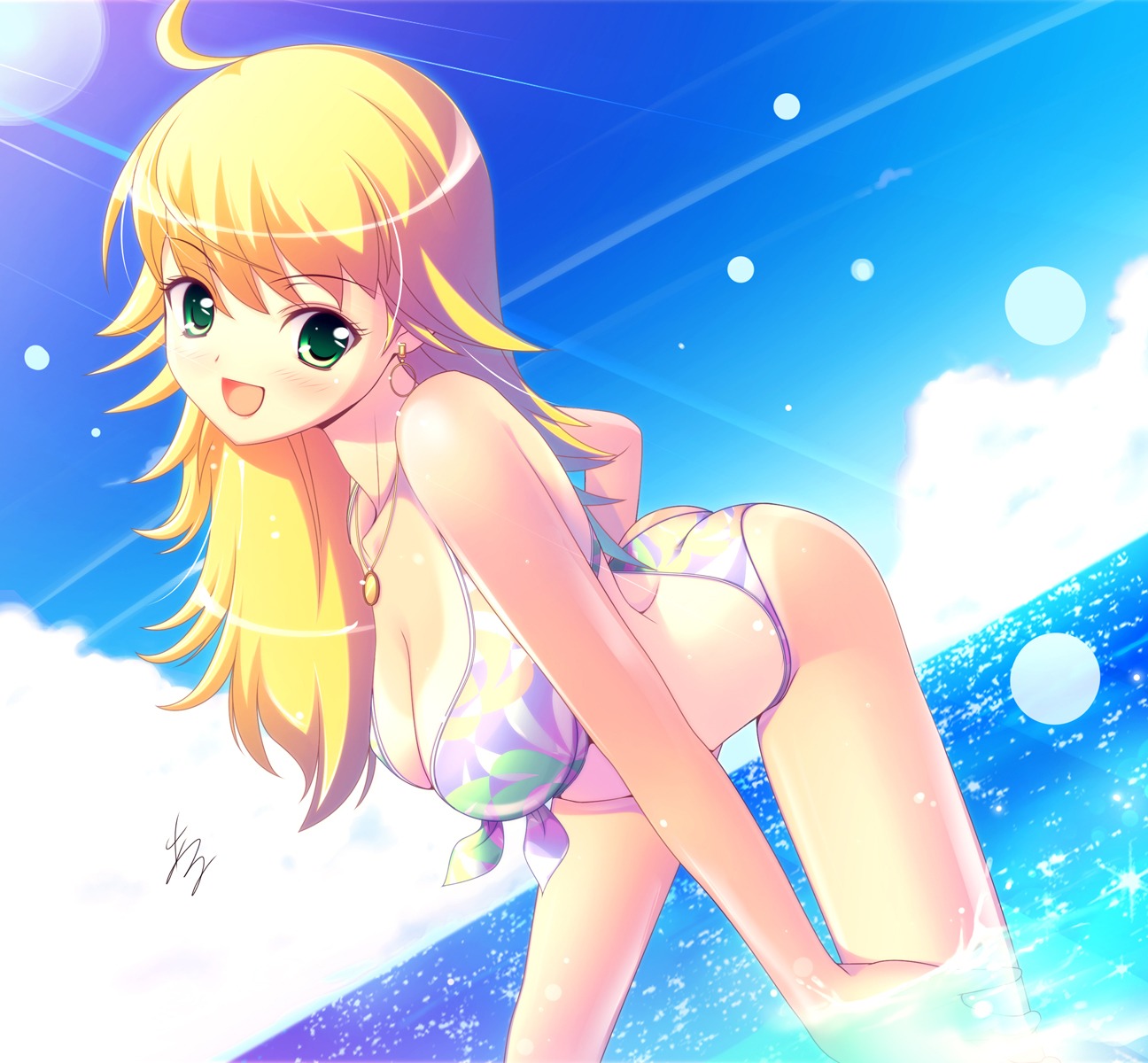 al_azif_(artist), bikini, cleavage, hoshii_miki, swimsuits, tan_lines, the_idolm@ster