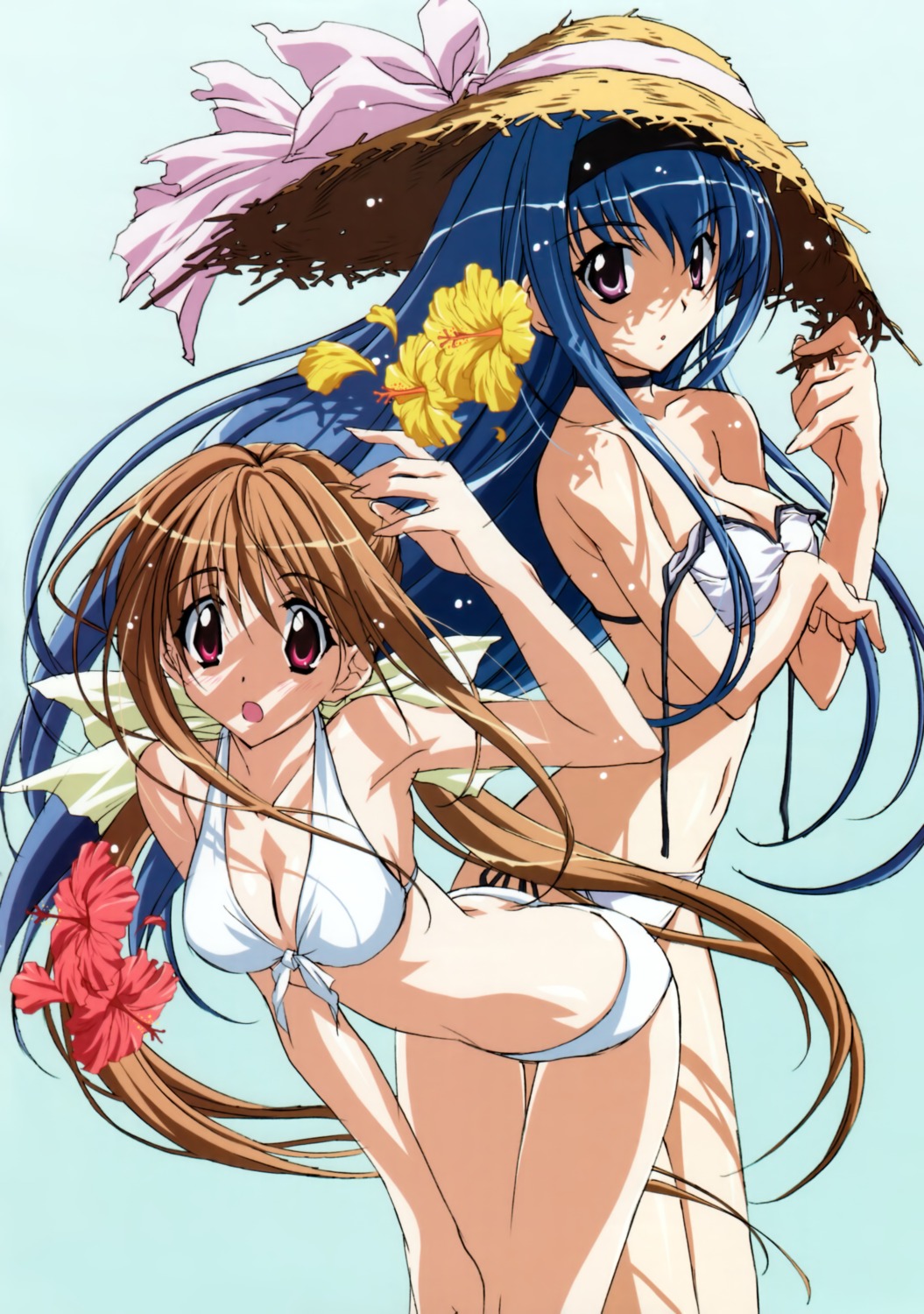 bikini, cleavage, kakyuusei, kakyuusei_2, kurashima_tomoyasu, saimon_tamaki, swimsuits, takato_nanase