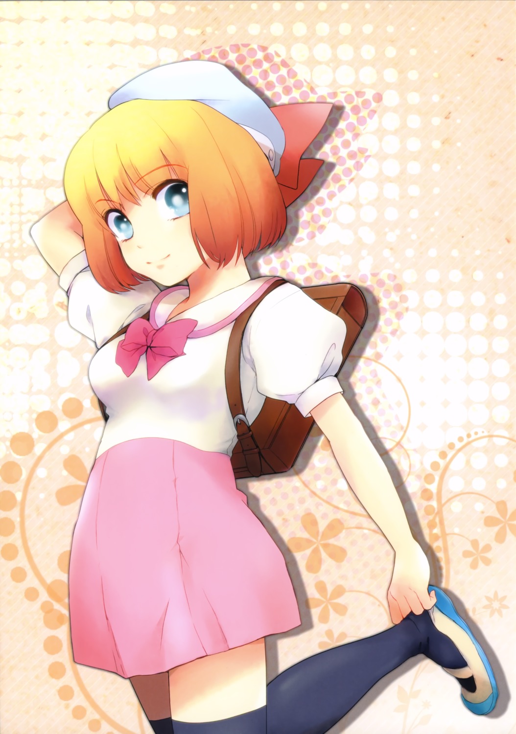 hiroichi, picotama, seifuku, thighhighs