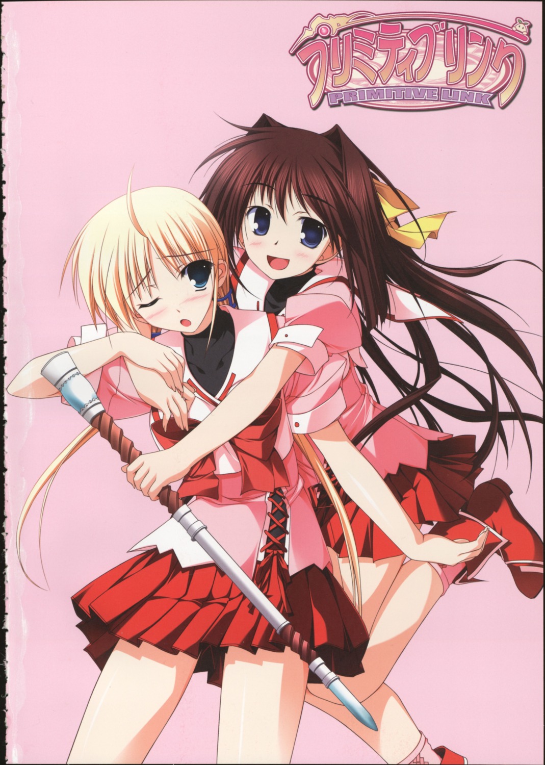 haruno_yume, primitive_link, seifuku, tierra_moreni