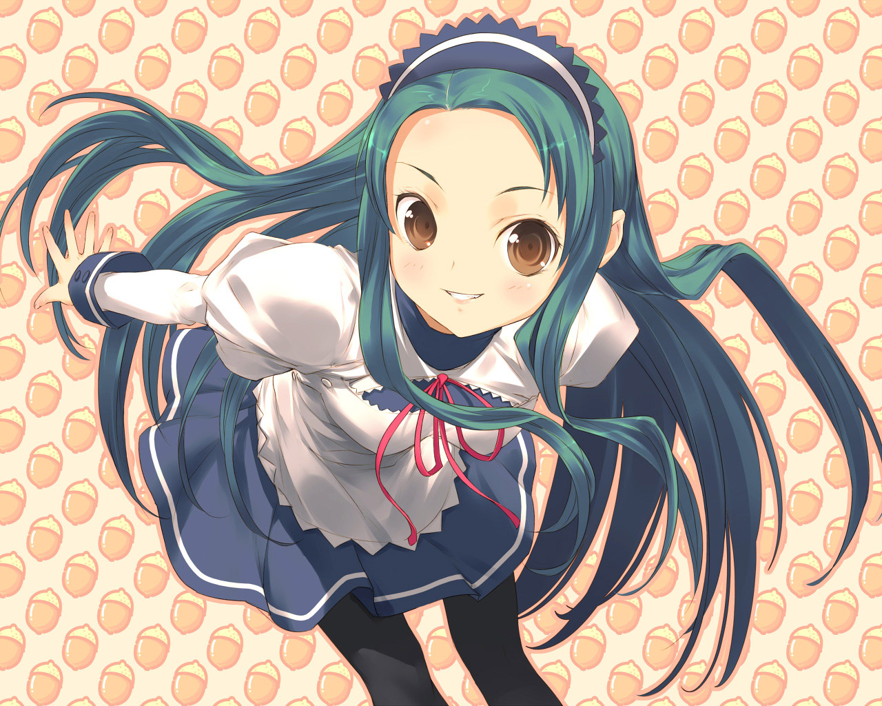 maid, pantyhose, suzumiya_haruhi_no_yuuutsu, tsuruya, uni, wallpaper