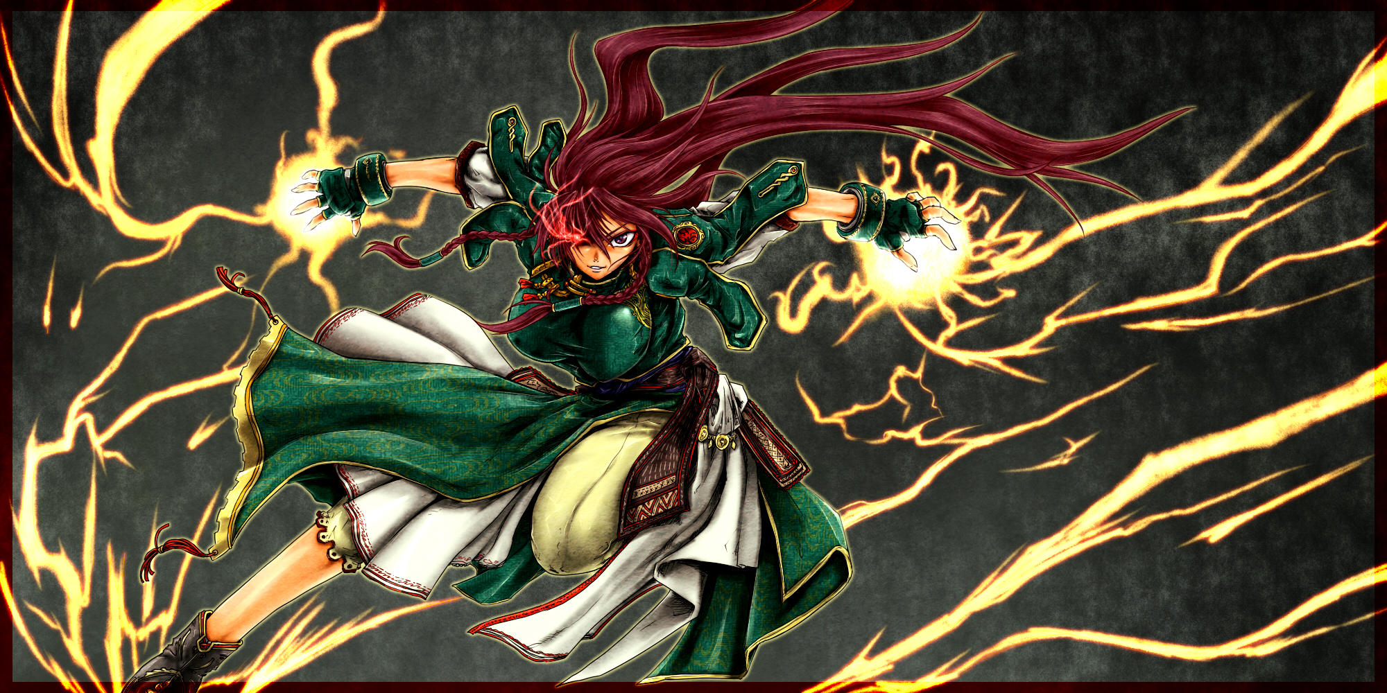 hong_meiling, ledjoker07, touhou