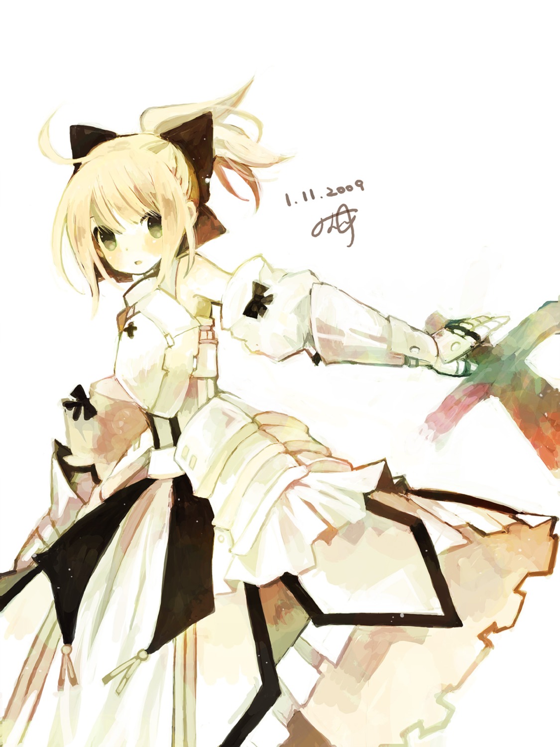 artoria_pendragon_(fate), fate/stay_night, fate/unlimited_codes, kashiwaba_hisano