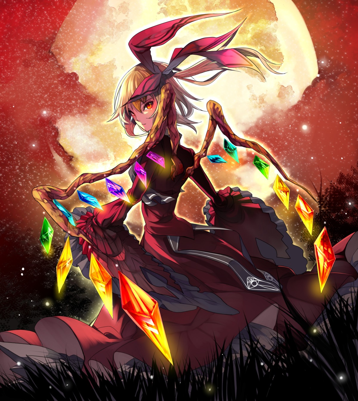 flandre_scarlet, touhou, tsukimoto_aoi, wings