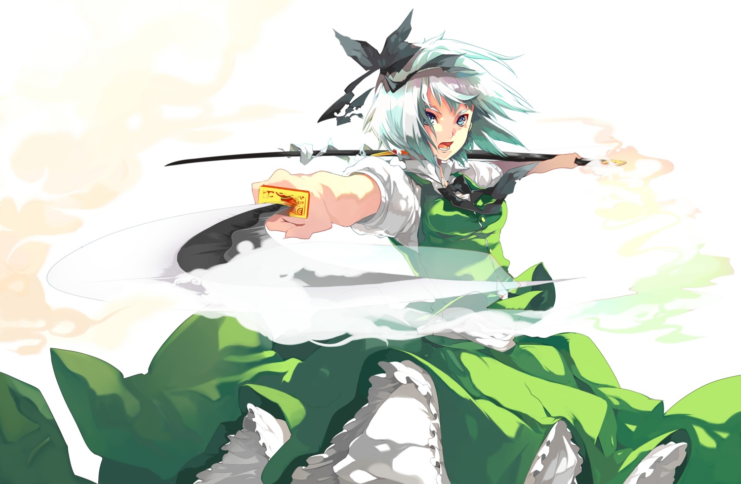 konpaku_youmu, sword, touhou, tsukimoto_aoi