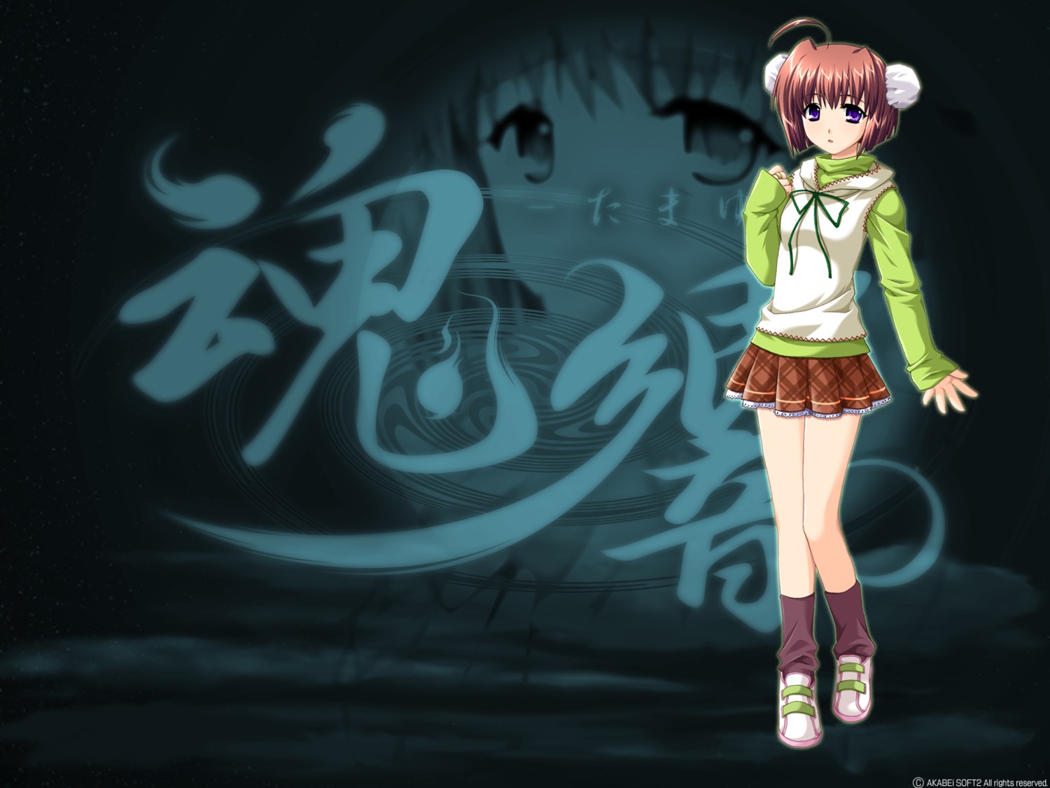 akabeisoft2, alpha, tamayura, wallpaper