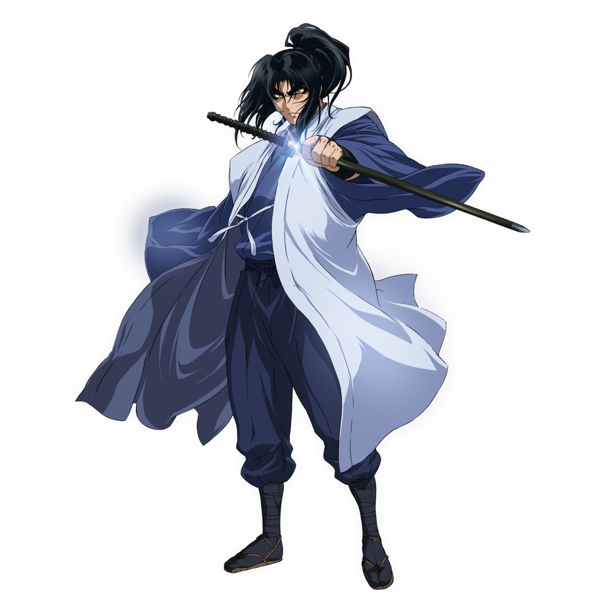 basilisk, chiba_michinori, japanese_clothes, kouga_gennosuke, male, sword
