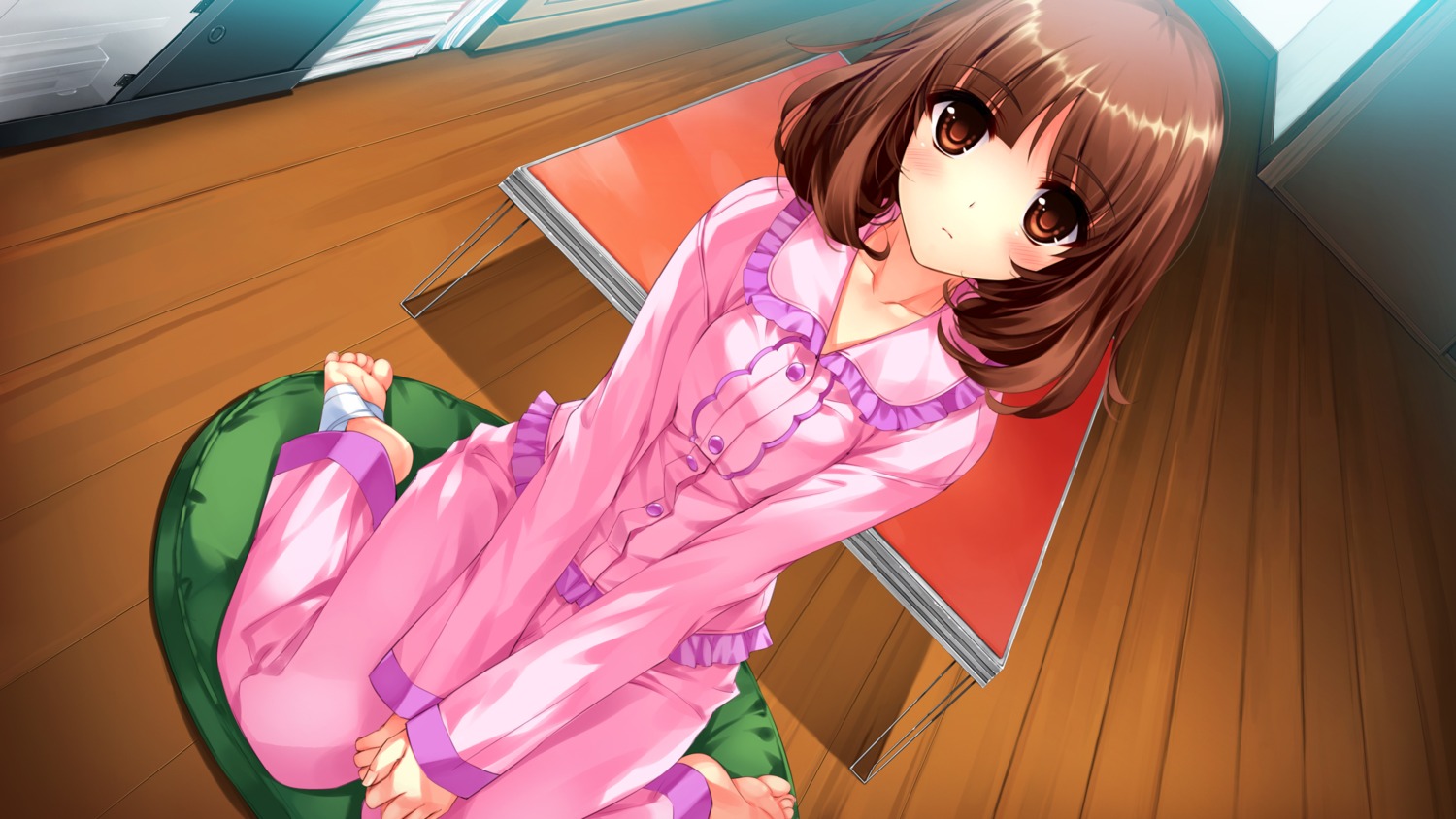 game_cg, misaki_kurehito, pajama, sasaki_kaori, trumple, ushinawareta_mirai_wo_motomete