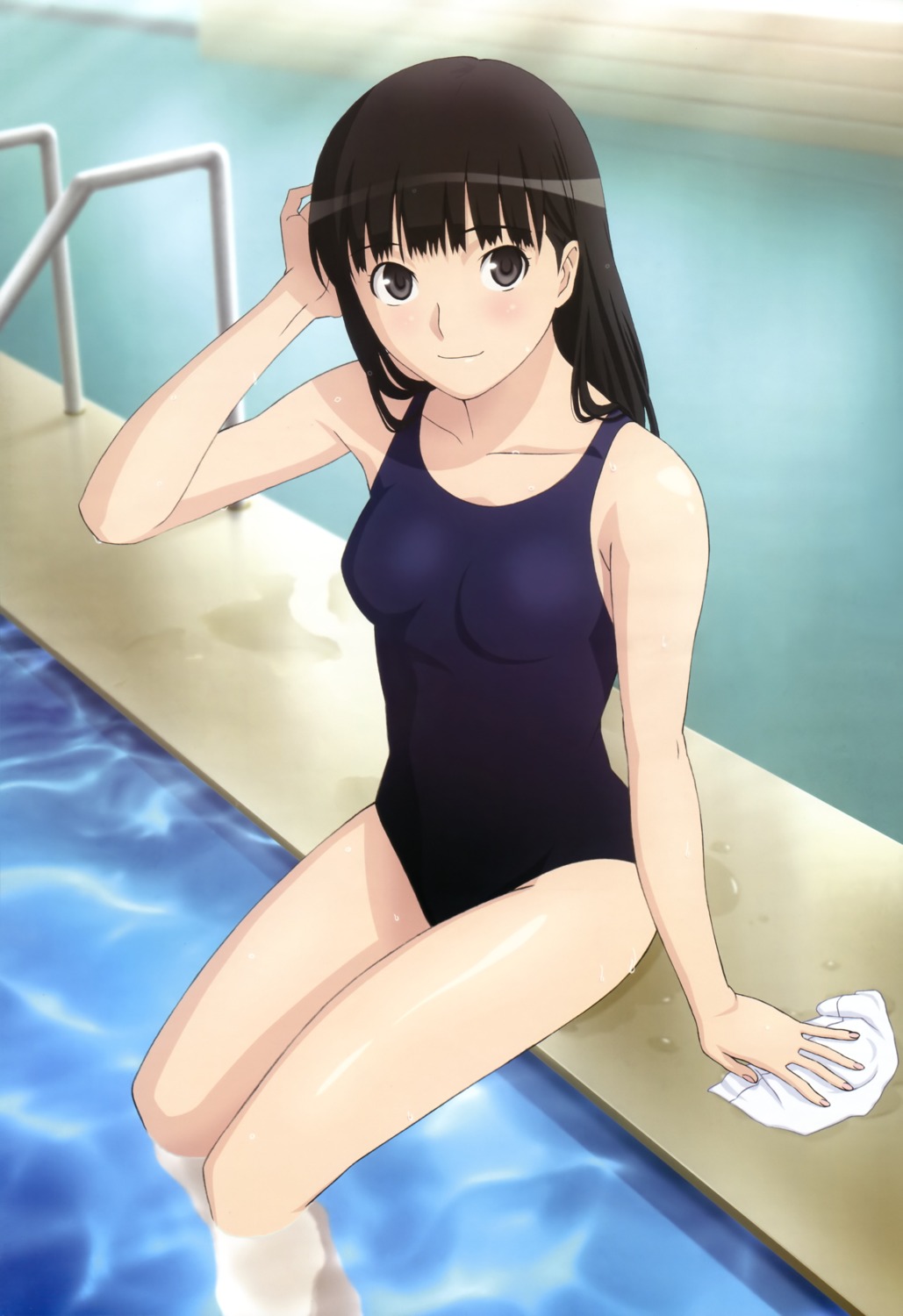 amagami, ayatsuji_tsukasa, school_swimsuit, swimsuits, tachikawa_seiji