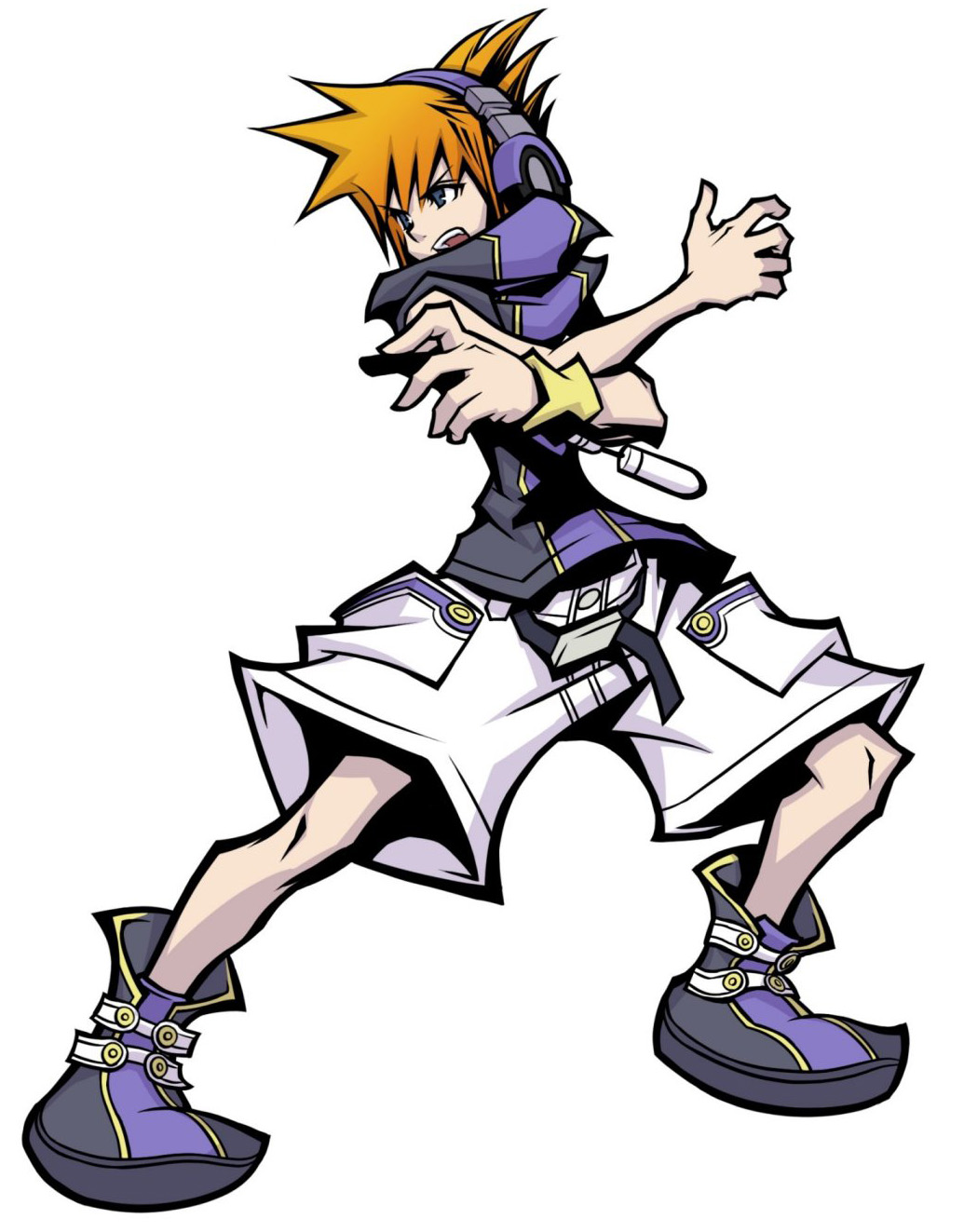 headphones, male, nomura_tetsuya, sakuraba_neku, square_enix, subarashiki_kono_sekai
