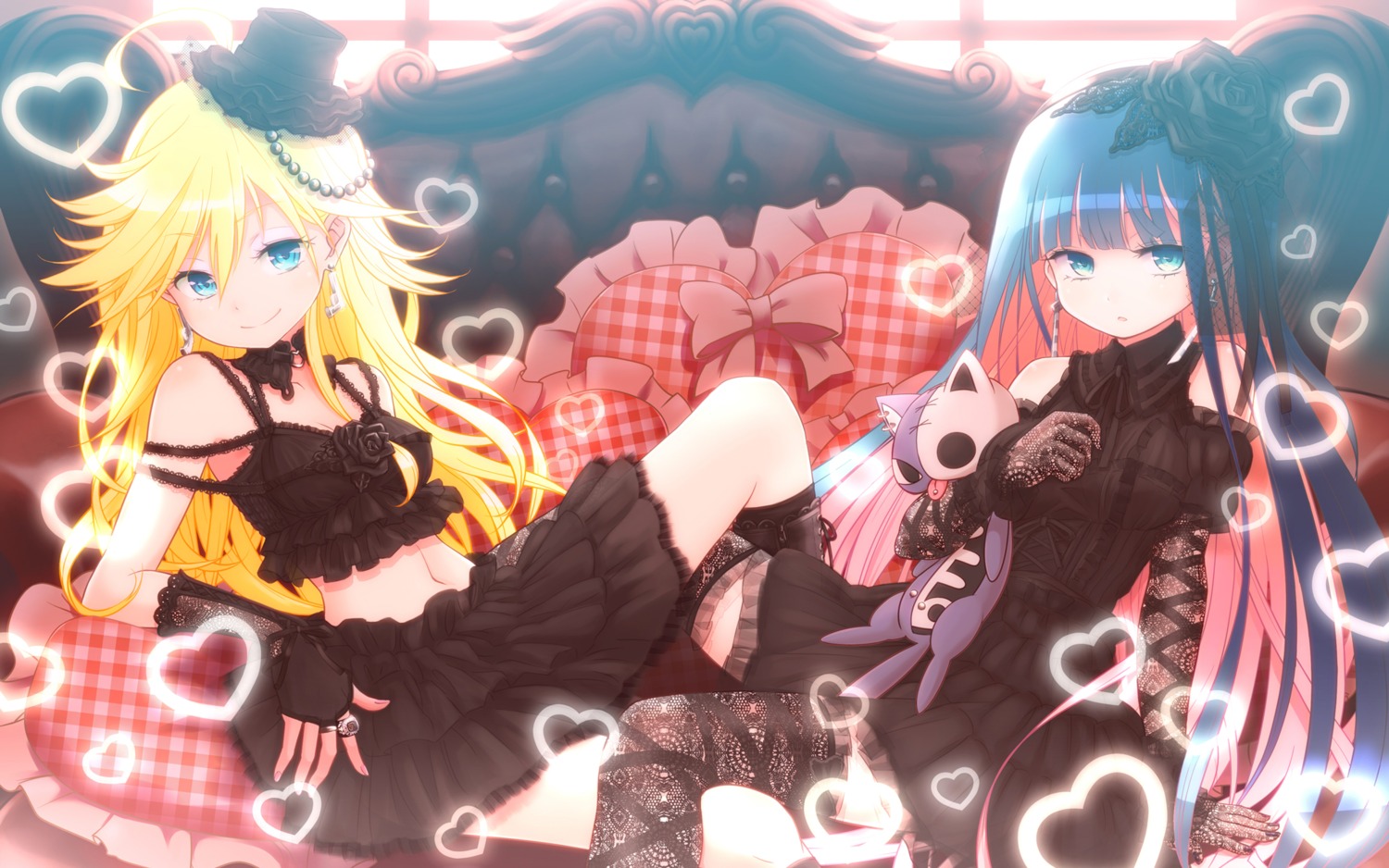 gothic_lolita, kuinji_51go, lolita_fashion, panty, panty_&_stocking_with_garterbelt, stocking, thighhighs, wallpaper