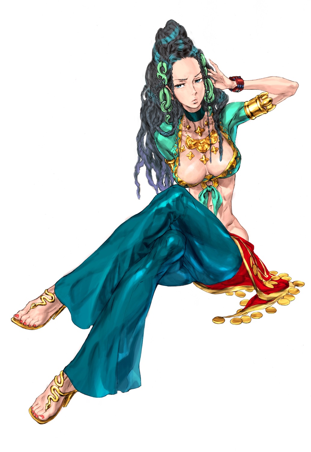 cleavage, kashiwabara_hazuki, kyoukugen_dasshutsu_ku_jikan_ku_nin_kyu_no_tobira, nishimura_kinu