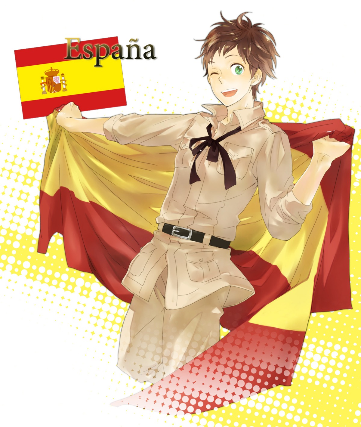 hetalia_axis_powers, male, spain, utako