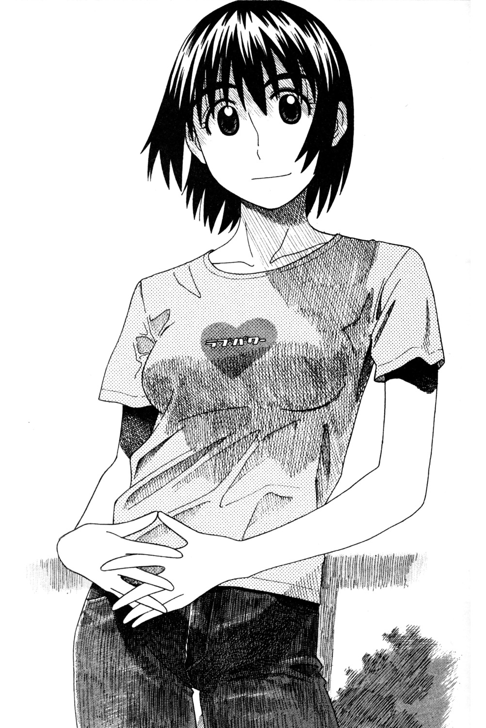 ayase_fuuka, azuma_kiyohiko, monochrome, yotsubato!