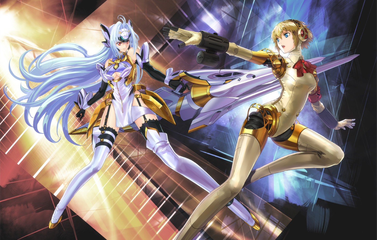 aegis, crossover, kos-mos, megaten, persona, persona_3, urimo, xenosaga