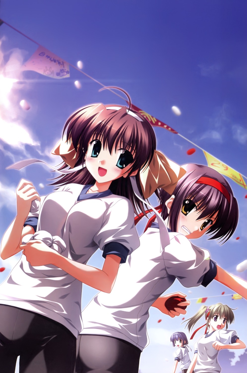 bike_shorts, ef_~a_fairytale_of_the_two~, gym_uniform, miyamura_miyako, nanao_naru, shindou_kei