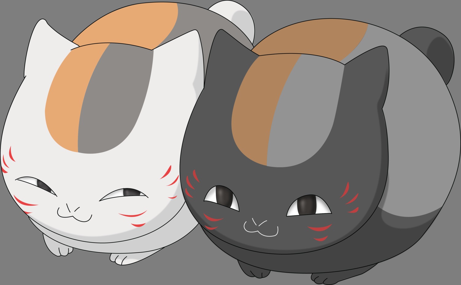 kuro_nyanko, natsume_yuujinchou, neko, nyanko, transparent_png, vector_trace