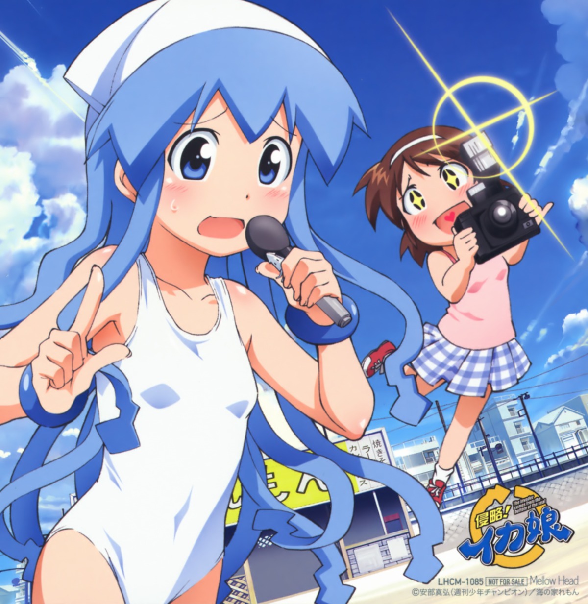 ikamusume, nagatsuki_sanae, shinryaku!_ikamusume, swimsuits
