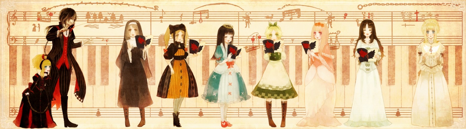 dress, elizabeth_von_wettin, elyse, märchen_von_friedhof, nun, sound_horizon, yujup