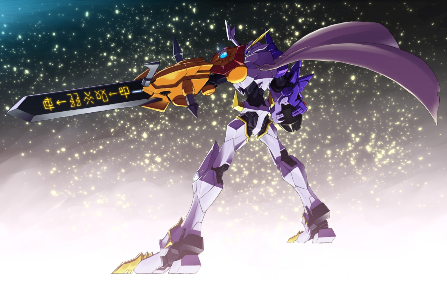 digimon, mecha, monster, omnimon, sasasi