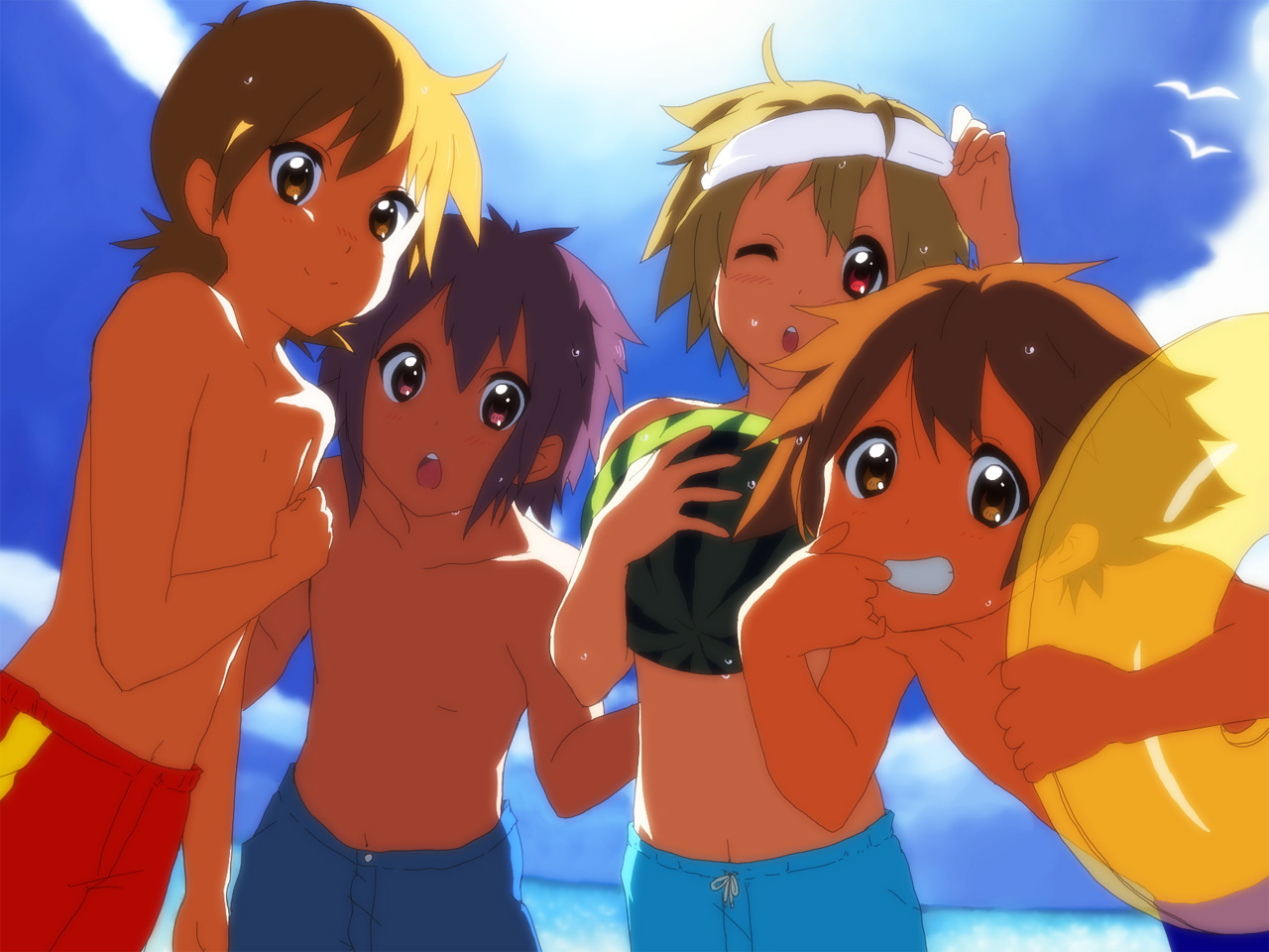 digimon, izumi_(q!), k-on!, male, parody, wallpaper