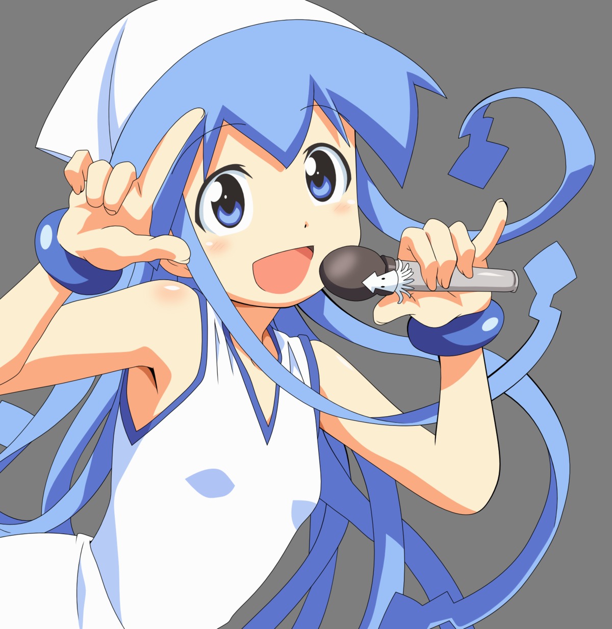 ikamusume, shinryaku!_ikamusume, torasen, transparent_png, vector_trace