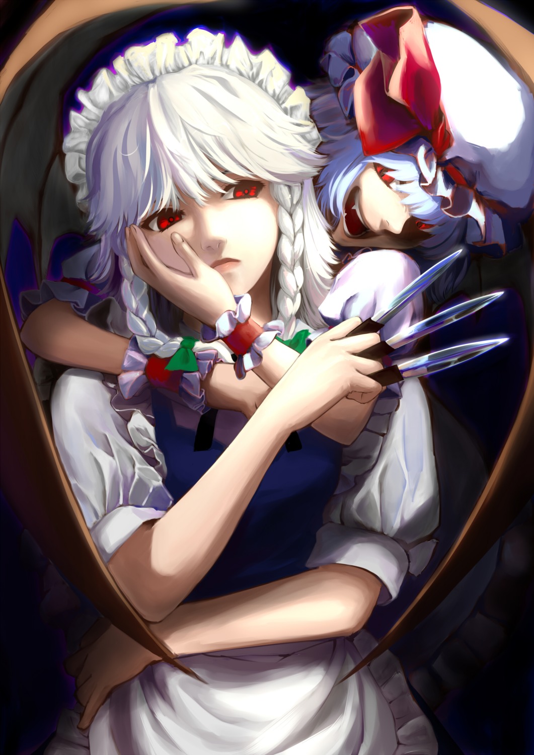 izayoi_sakuya, remilia_scarlet, sdmaiden, touhou