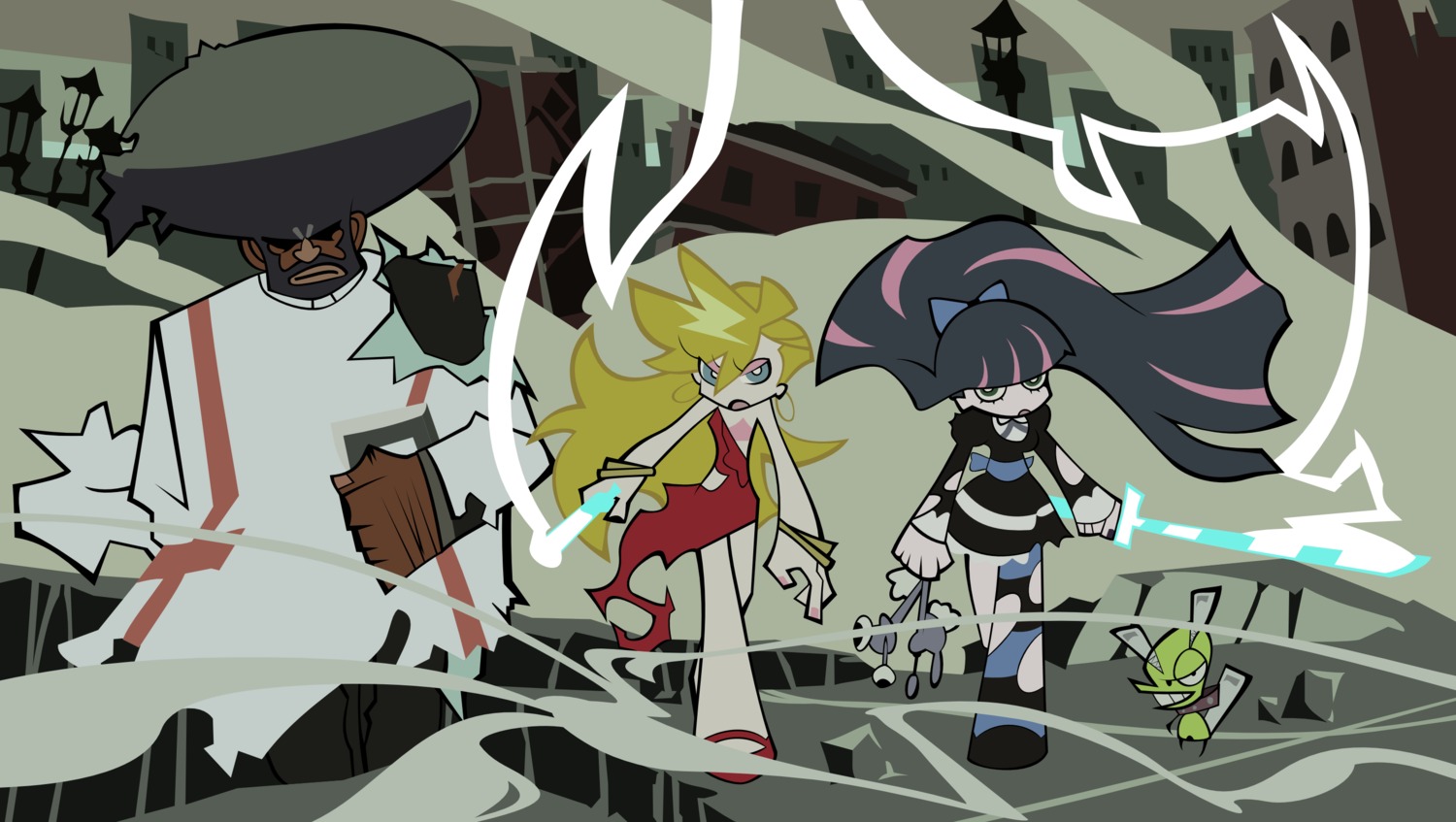 chuck, garterbelt, panty, panty_&_stocking_with_garterbelt, stocking, vector_trace