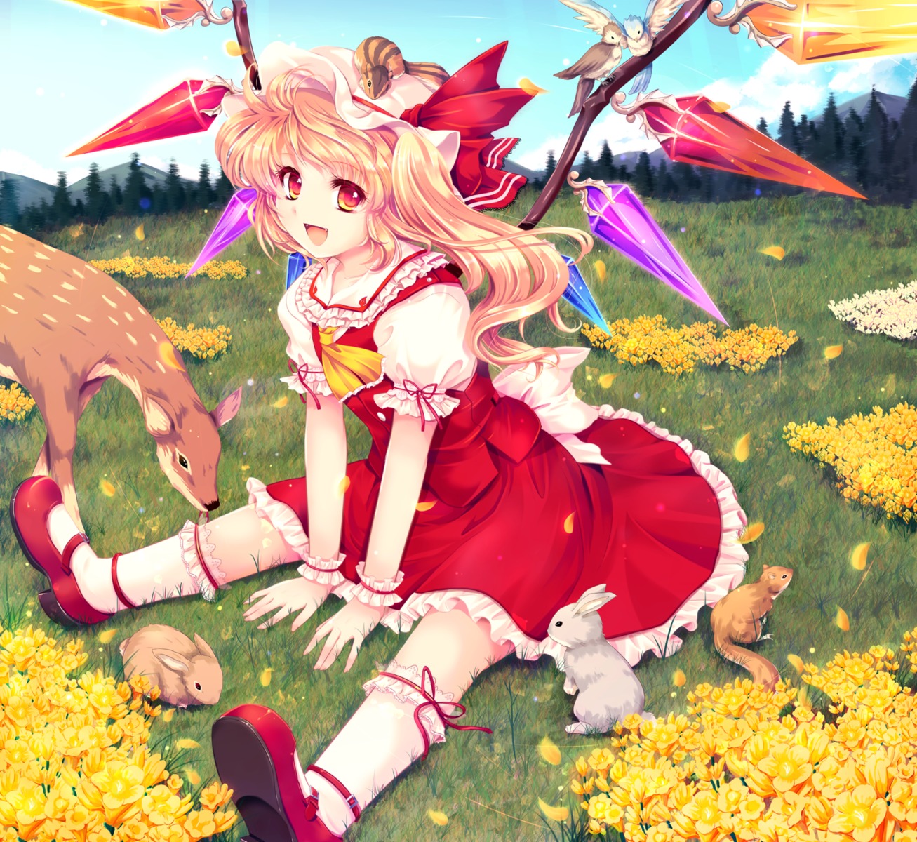 cetera, flandre_scarlet, garter, touhou