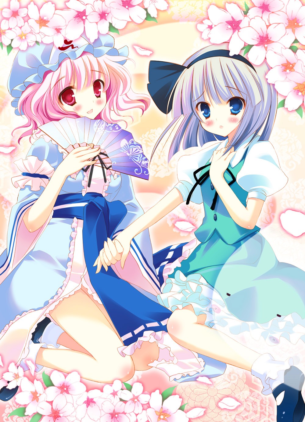 konpaku_youmu, mamita, saigyouji_yuyuko, touhou