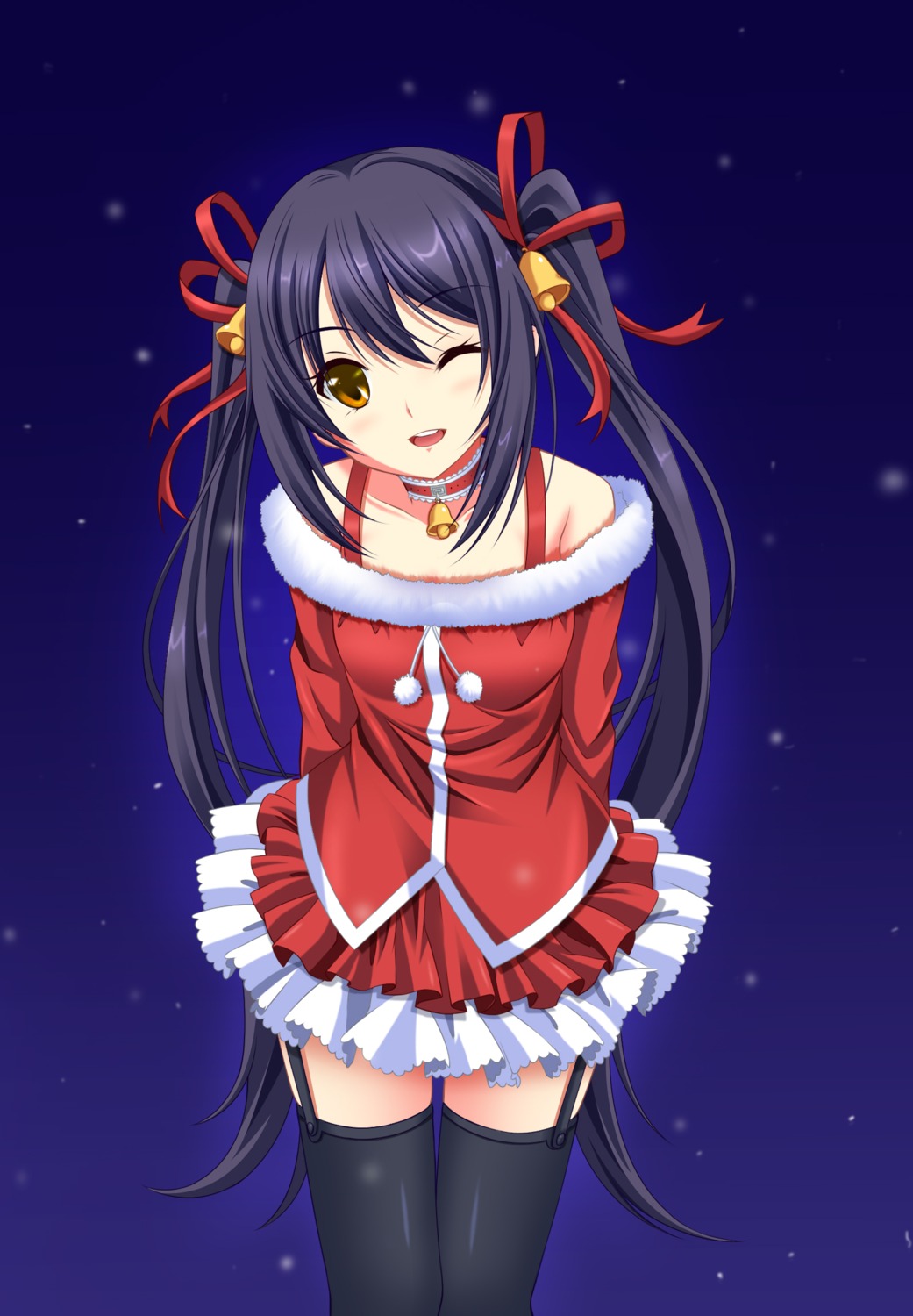 7gear, christmas, fujisaki_aoi, hatachi, stockings, thighhighs, wata