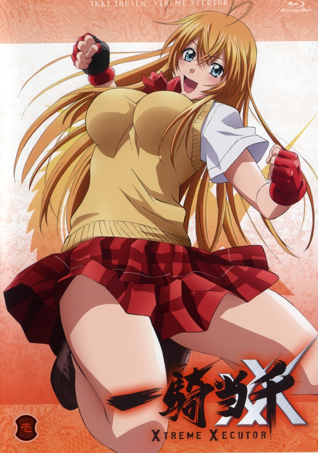 disc_cover, ikkitousen, ikkitousen~xtreme_xecutor~, seifuku, sonsaku_hakufu