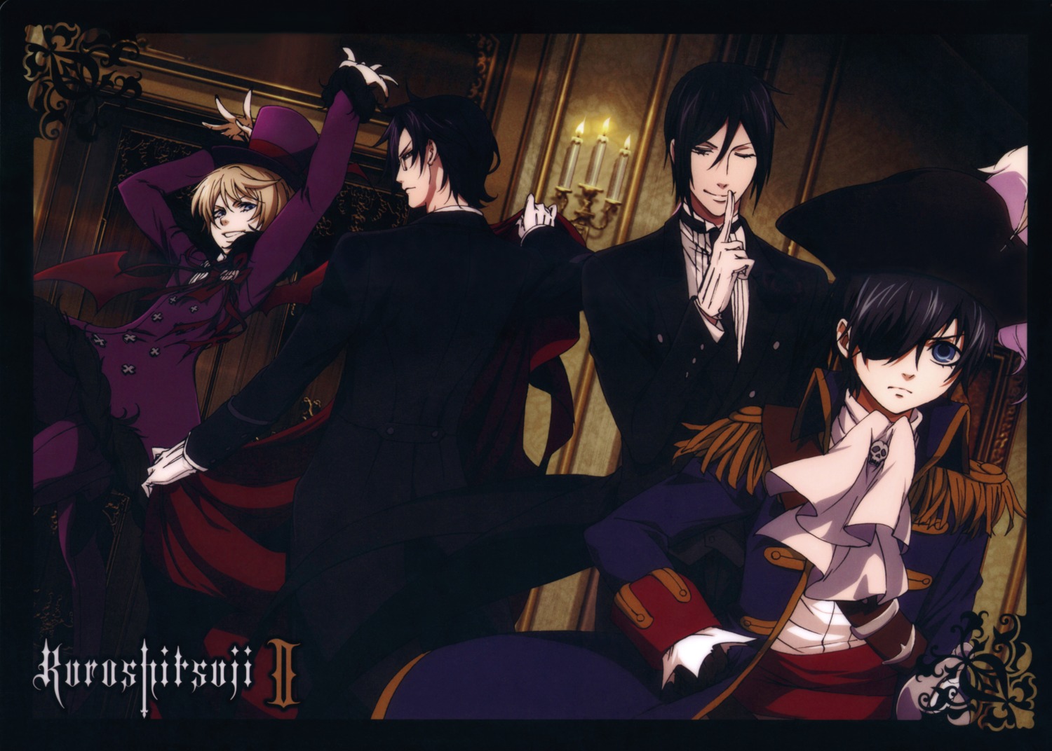 alois_trancy, ciel_phantomhive, claude_faustus, eyepatch, kuroshitsuji, male, megane, screening