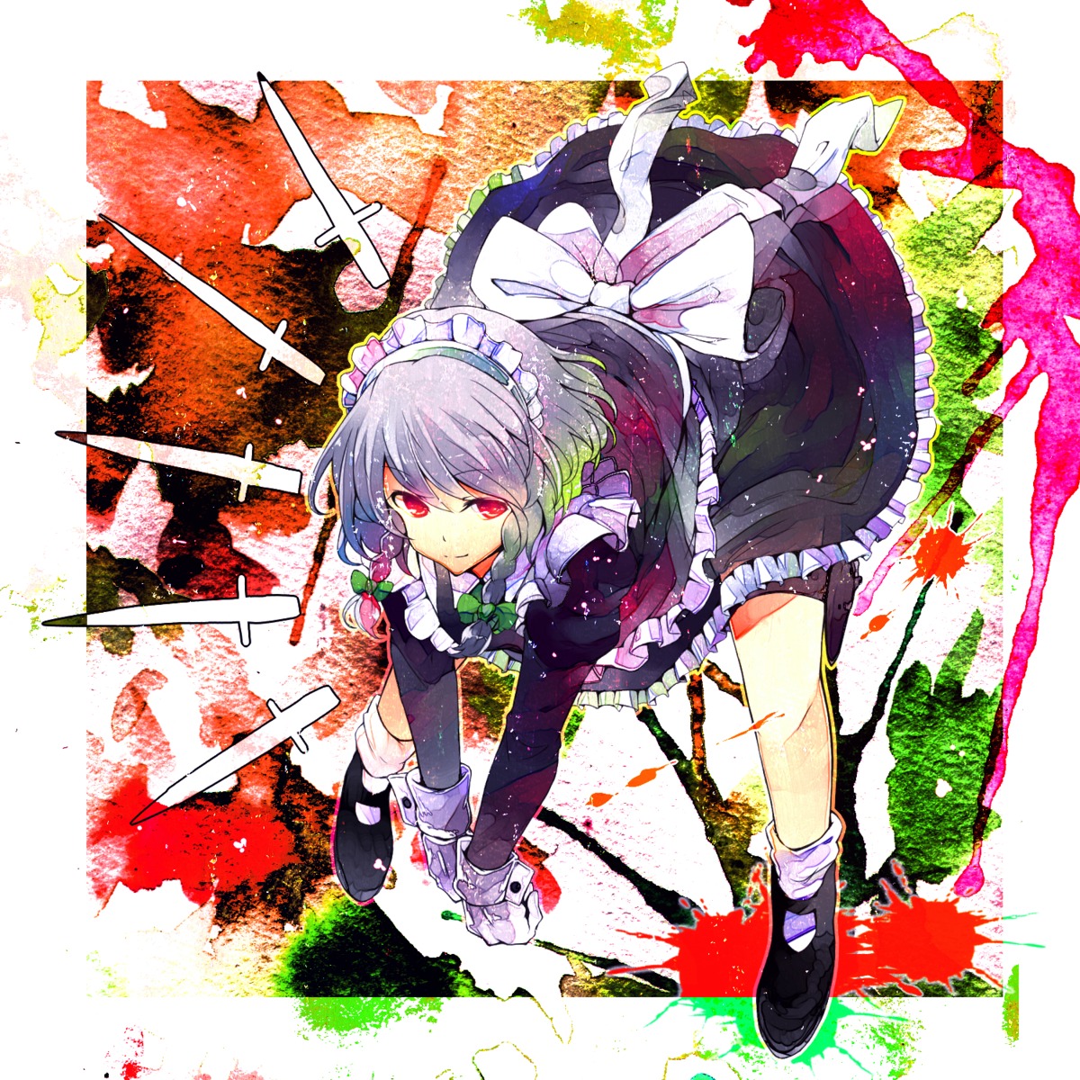 izayoi_sakuya, maid, touhou, yukino_tsubu