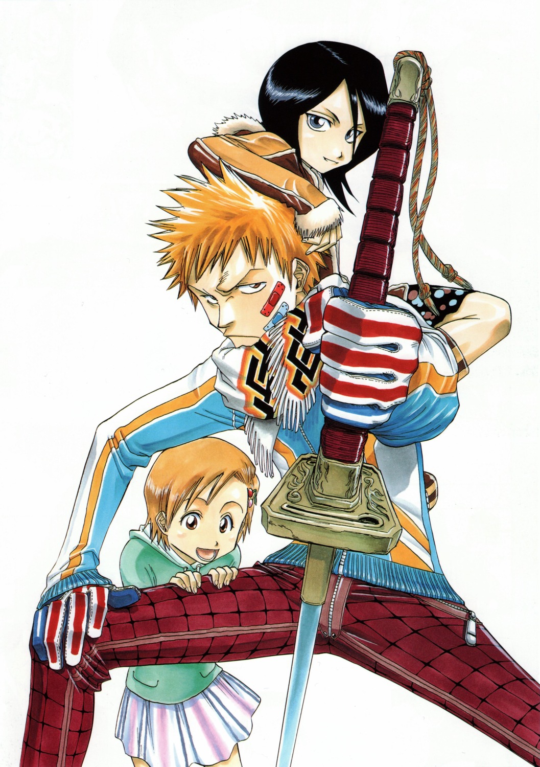 bleach, kubo_tite, kuchiki_rukia, kurosaki_ichigo, kurosaki_yuzu