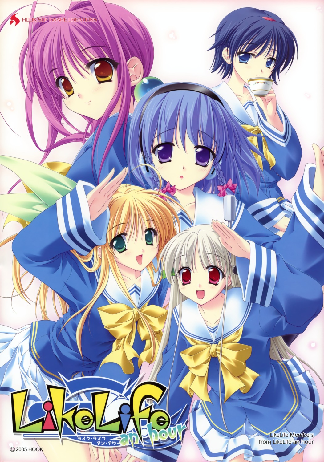 arikawa_atori, hook, kousaka_himeko, like_life, matsushita_makako, miyasato_yumi, rakko_(maka-rakko), rindoji_kizuna